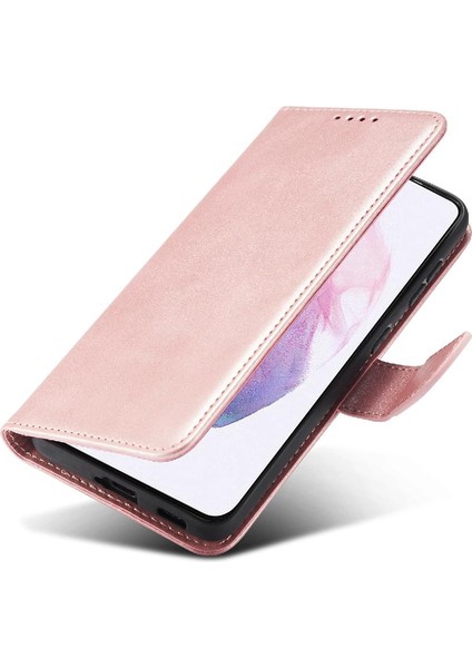 Samsung Galaxy A71 4g Manyetik Karbon Fiber Deri Folio Flip Case (Yurt Dışından)