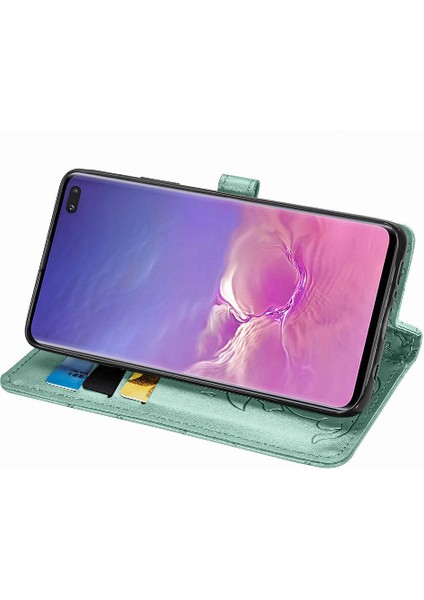 Samsung Galaxy S10 Artı Kılıf Karikatür Hayvanlar Kısa Kayış (Yurt Dışından)
