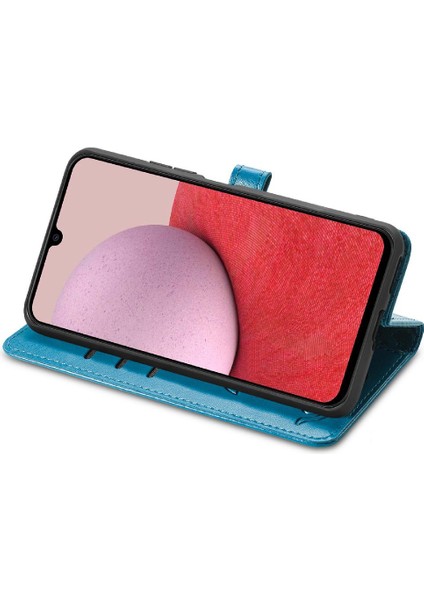 Samsung Galaxy A14 5g Için Kılıf Kapak Çevirin Darbeye Deri Kılıf Kısa (Yurt Dışından)
