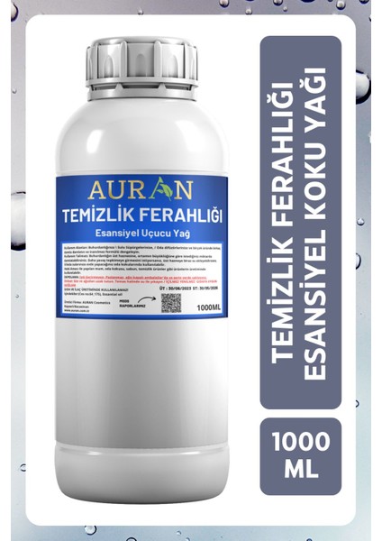 Temizlik Ferahlığı Uçucu Esansiyel Yağ Oda Kokusu 1 lt