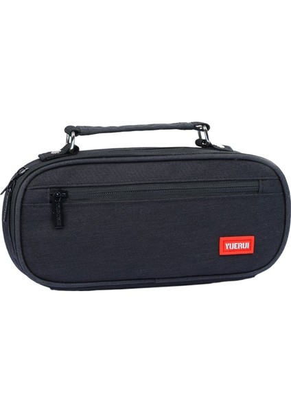 Büyük Kapasiteli Leke Tutmaz Kalem Kutusu Öğrenci Taşınabilir Kırtasiye Kutusu Ilk ve Orta Okul Sınav Kırtasiye Saklama Çantası Tuval Kalem Kutusu (Yurt Dışından)