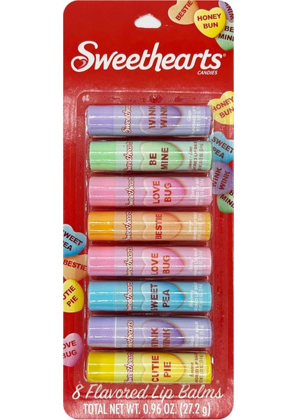 Lip Balm Dudak Balsamı Çeşit Paketi 8 Adet