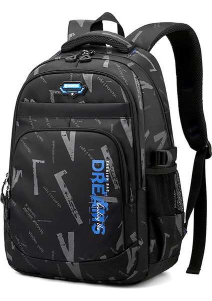 Ortaokul Öğrencileri Için Erkek Okul Çantası, Ortaokul Öğrencileri Için Omurga Koruması ve Yükü Azaltan, Büyük Kapasiteli, Ilkokul Beşinci Sınıf Öğrencileri Için Hafif Sırt Çantası (Yurt Dışından)