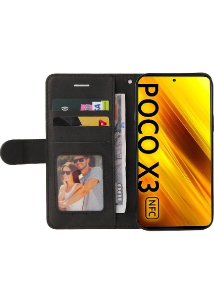 Xiaomi Poco X3/x3 Pro/x3 Nfc Kickstand Koruyucu Pu Deri Flip Case (Yurt Dışından)