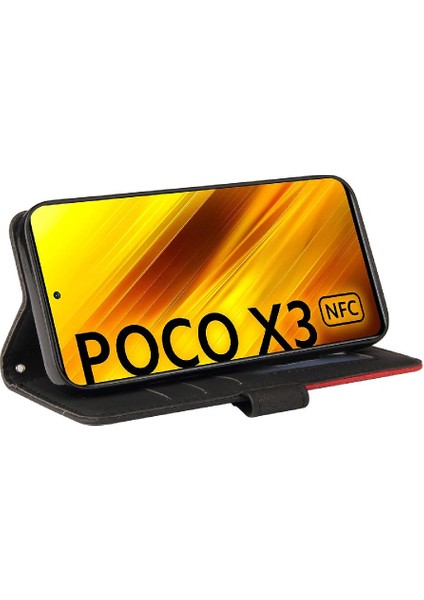 Xiaomi Poco X3/x3 Pro/x3 Nfc Kickstand Koruyucu Pu Deri Flip Case (Yurt Dışından)