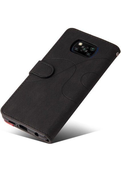 Xiaomi Poco X3/x3 Pro/x3 Nfc Kickstand Koruyucu Pu Deri Flip Case (Yurt Dışından)