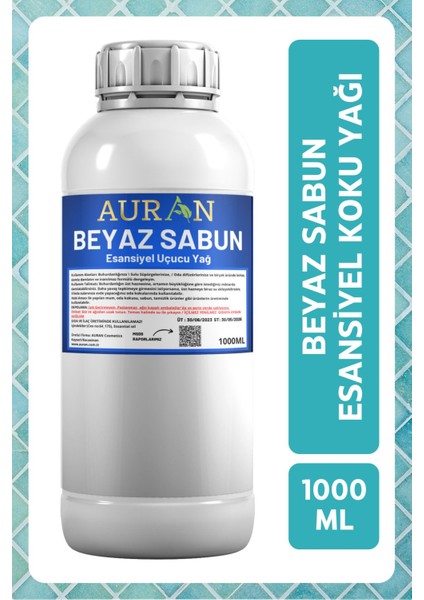 Beyaz Sabun Uçucu Esansiyel Yağ Oda Kokusu 1 lt