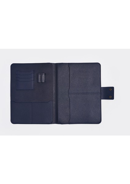 Macbook Air Pro 13-14 Inç Organizer Evrak & Laptop & Tablet Çantası Lacivert