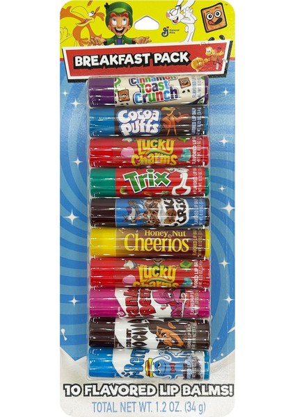 Lip Balm Dudak Balsamı Çeşit Paketi 10 Adet