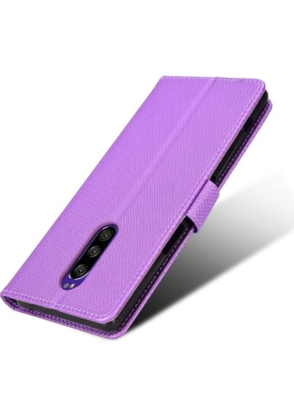 Mellow Mall Sony Xperia 1 Kickstand Kapak Kart Tutucu Manyetik Cüzdan Için Kılıf (Yurt Dışından)