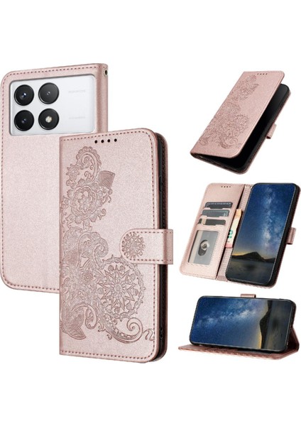 Xiaomi Redmi Için Kılıf K70 Kickstand Koruyucu Pu Deri Manyetik ile (Yurt Dışından)