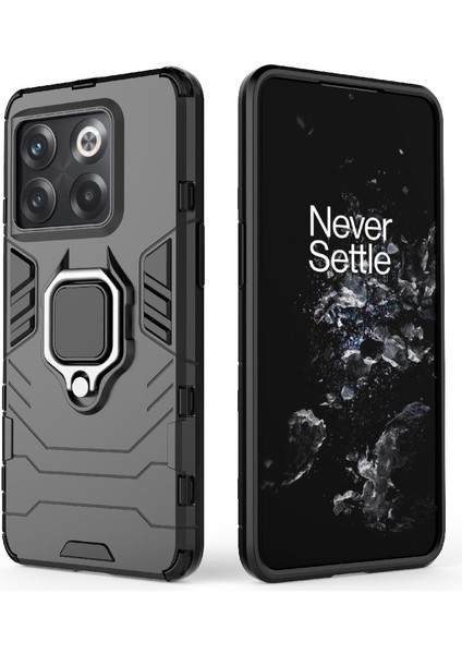 Oneplus 10T 5g Için Kılıf 360 &deg; Dönen Halka Darbeye Kapak Kickstand Damla (Yurt Dışından)
