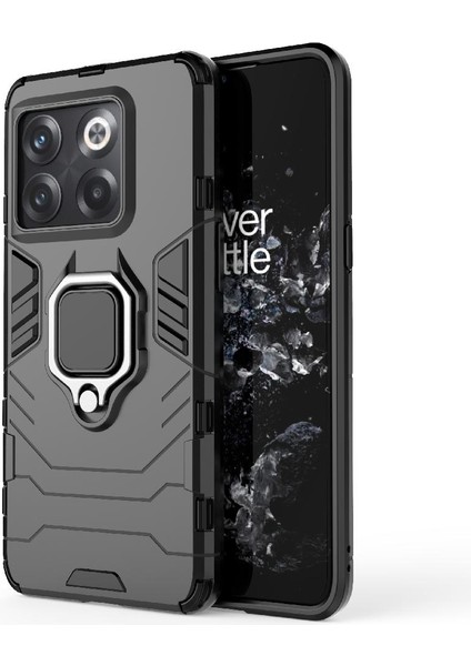 Oneplus 10T 5g Için Kılıf 360 &deg; Dönen Halka Darbeye Kapak Kickstand Damla (Yurt Dışından)