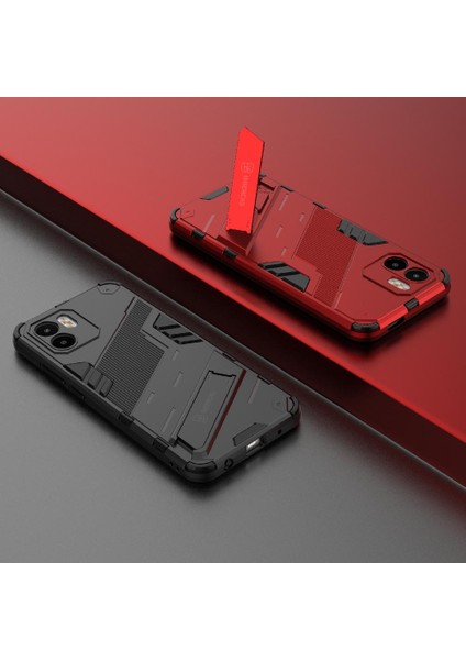 Xiaomi Redmi A1 Sağlam Askeri Koruyucu Kapak Kickstand Için Kılıf (Yurt Dışından)