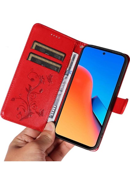 Xiaomi Redmi 12 4g Yüksek Kalite Deri Cüzdan Telefon Kılıfı ve (Yurt Dışından)