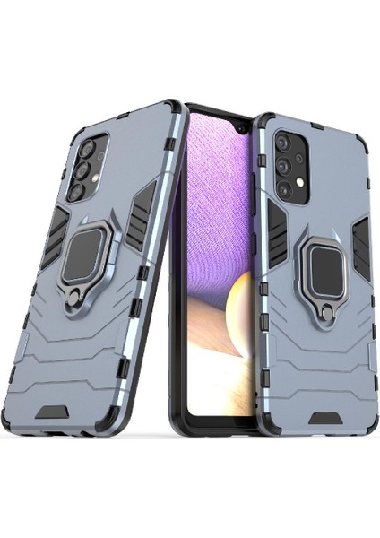 Samsung Galaxy A32 5g Kickstand Için Kılıf 360 &deg; Dönen Halka Askeri Damla (Yurt Dışından)
