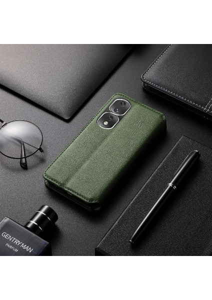 Huawei Onur 80 Pro Cüzdan Fonksiyonu Için Kılıf Deri Kılıf Moda Tasarımı (Yurt Dışından)