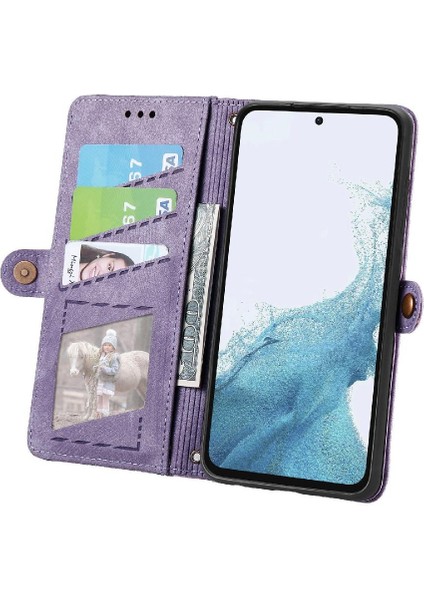 Samsung Galaxy A54 5g Için Flip Case Basit Iş Deri Kılıf Flip (Yurt Dışından) indirimleri