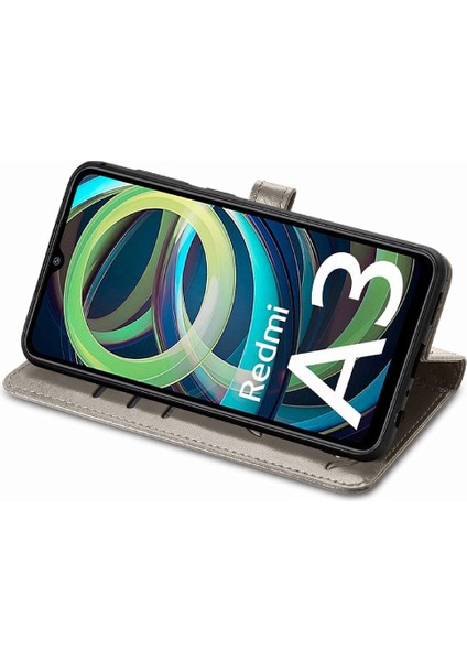 Xiaomi Redmi A3 Darbeye Kapak Kapak Için Kılıf Kısa Kayış Deri Kılıf (Yurt Dışından) fırsatları