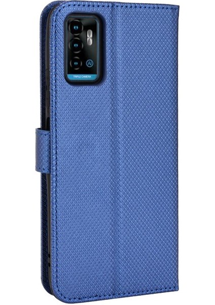 Zte Blade A71 Kapak Manyetik Cüzdan Kickstand Kart Tutucu (Yurt Dışından)
