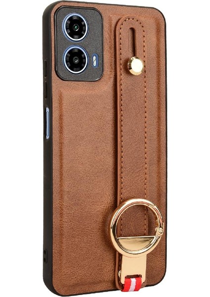 Motorola Moto G34 Kolaylık Bilek Kayışı Premium Pu Deri Kılıf (Yurt Dışından) indirimleri