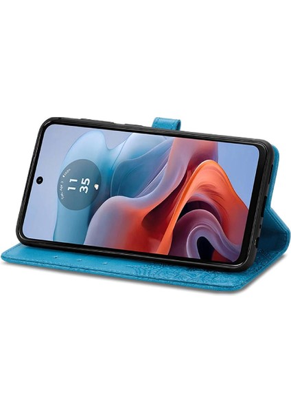 Motorola Moto G34 Zarif Desen Darbeye Dayanıklı Basit Iş Için Kılıf (Yurt Dışından)