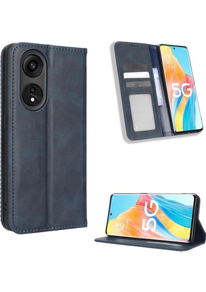 Oppo Oppo 8t 5g Cüzdan Pu Deri Manyetik Kapatma Için Kılıf (Yurt Dışından)
