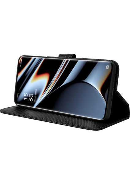 Oppo Bulmak Için Kılıf X5 Pro Kickstand Manyetik Cüzdan Kapak Kart Tutucu (Yurt Dışından)