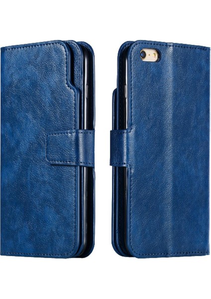 IPhone 6 Için Kılıf Artı/6s Artı 9 Kart Yuvaları Kickstand Cüzdan Manyetik Pu (Yurt Dışından) fiyatları