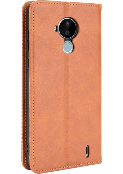 Nokia C30 Cüzdan Manyetik Kapatma Pu Deri Kılıf (Yurt Dışından) modelleri