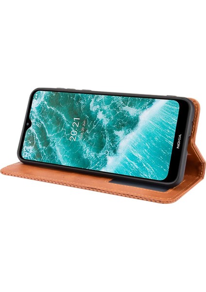 Nokia C30 Cüzdan Manyetik Kapatma Pu Deri Kılıf (Yurt Dışından) indirimleri