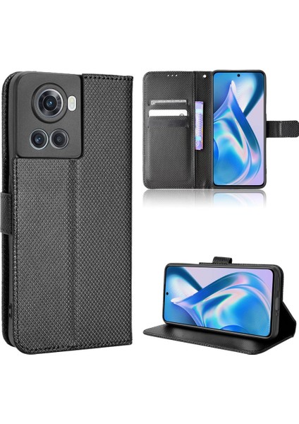 Oneplus 10R 5g Manyetik Cüzdan Kapak Kart Tutucu Kickstand Için Kılıf (Yurt Dışından)