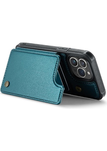IPhone 15 Için Caseme Cüzdan Durumda Pro Kickstand Pu Deri Kart Tutucu (Yurt Dışından)