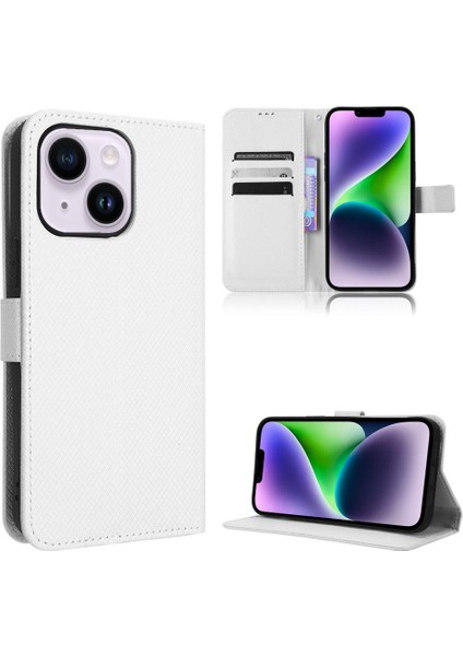 IPhone 13 Için Kılıf Mini Manyetik Cüzdan Kapak Kickstand Kart Tutucu (Yurt Dışından)