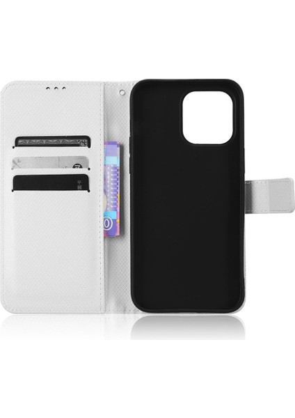 IPhone 13 Için Kılıf Mini Manyetik Cüzdan Kapak Kickstand Kart Tutucu (Yurt Dışından)