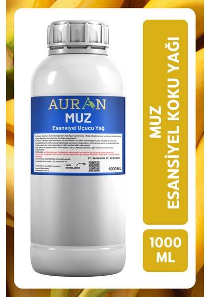 Muz Uçucu Esansiyel Yağ Oda Kokusu 1 lt