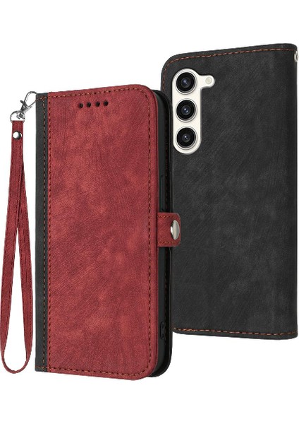 Samsung Galaxy S24 Pu Deri Manyetik Kapatma Kickstand Cüzdan (Yurt Dışından)