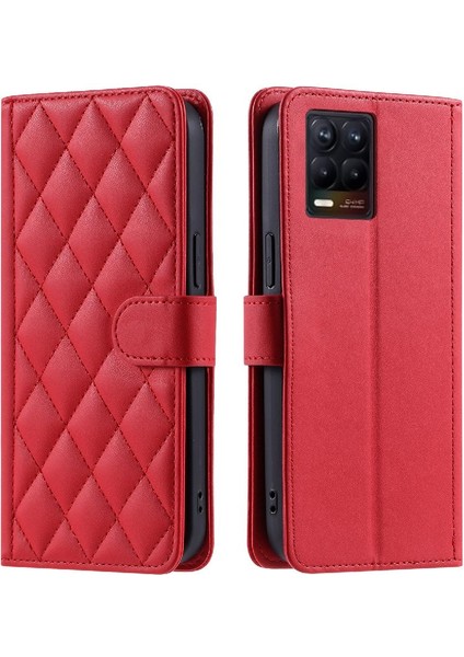 Realme 8 4g Kafes Manyetik El Kayışı Kart Yuvaları Tutucu Için Telefon Kılıfı (Yurt Dışından)