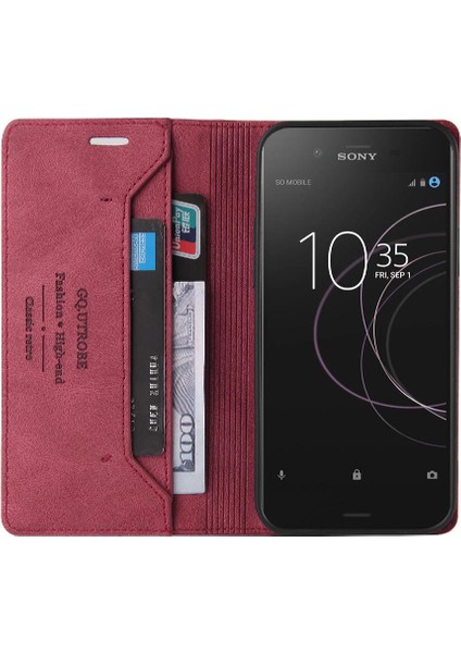Sony Xperia Xperia Kickstand Iki Kart Yuvaları Premium Deri Için Kılıf (Yurt Dışından) fırsatları
