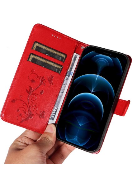 IPhone 13 Pro Cüzdan Telefon Kılıfı Için El Kayışı ile Yüksek Kalite ve (Yurt Dışından)