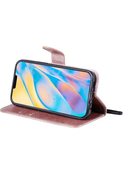 Iphone 12 Için Flip Case Iş Cüzdan Telefon Kılıfı Yüksek Kaliteli Deri (Yurt Dışından)