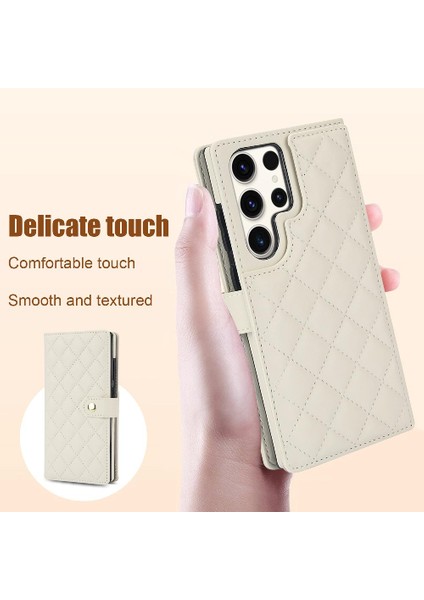 Samsung Galaxy S22 Ultra Anti Hırsızlık Fırça Premium Koruma ile Kılıf (Yurt Dışından)