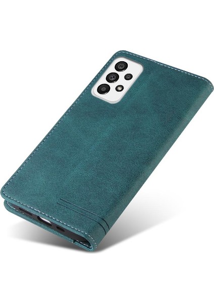 Samsung Galaxy A73 5g Kickstand Premium Deri Iki Kart Yuvaları (Yurt Dışından) modelleri