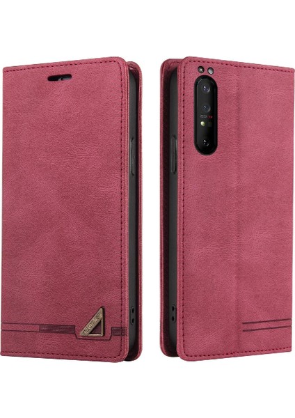 Sony Xperia 1 Iı Kickstand Premium Deri Iki Kart Yuvaları Için Kılıf (Yurt Dışından)