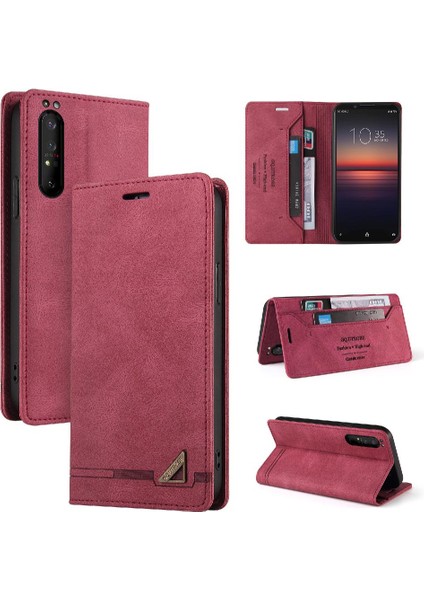 Sony Xperia 1 Iı Kickstand Premium Deri Iki Kart Yuvaları Için Kılıf (Yurt Dışından)