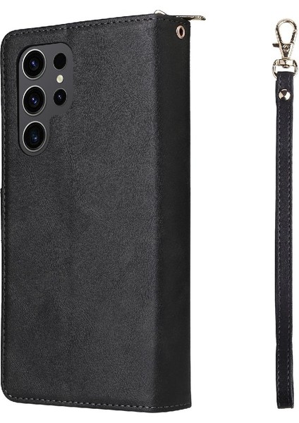 El Kayışı Cüzdan Kılıf ile Samsung Galaxy S24 Ultra Kart Tutucu Için Kılıf (Yurt Dışından) indirimleri