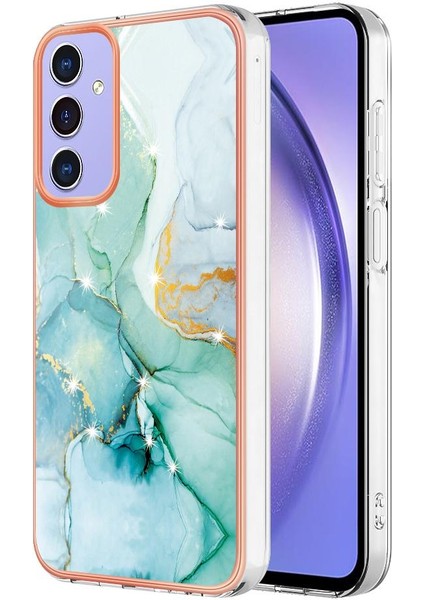 Samsung Galaxy A15 5g Yumuşak Tampon Ince Tpu Mermer Desen (Yurt Dışından)