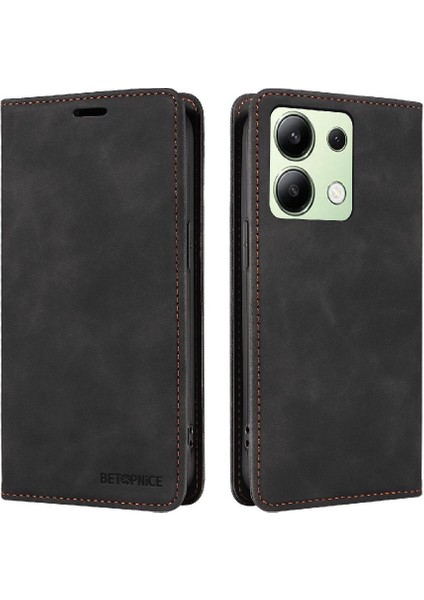 Xiaomi Redmi Için Not 13 4g Pu Deri Manyetik Folio Cüzdan (Yurt Dışından)