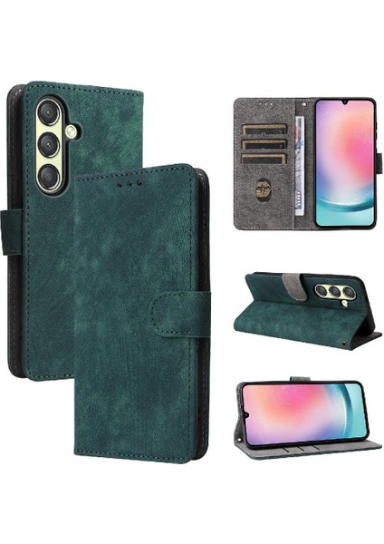 Samsung Galaxy S24 Artı Flip Folio Cüzdan Kart Yuvaları Kapak Pu (Yurt Dışından)