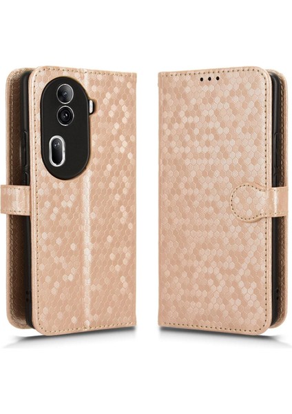 Oppo Oppo 11 Pro 5g Için Geometrik Desen Deri Cüzdan Kapak Toka (Yurt Dışından)